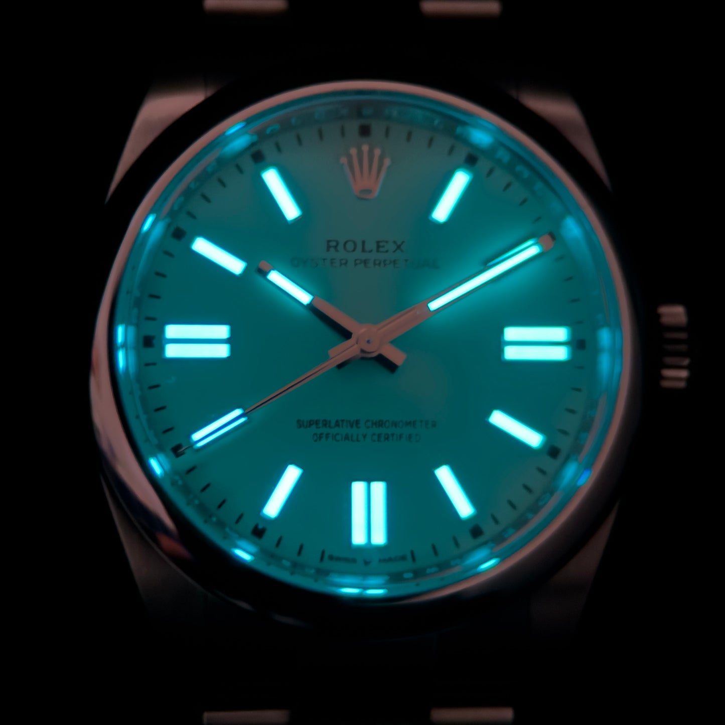 Rolex Oyster Perpetual 41mm Pistachio Dial New/Unworn - Ref # 134300