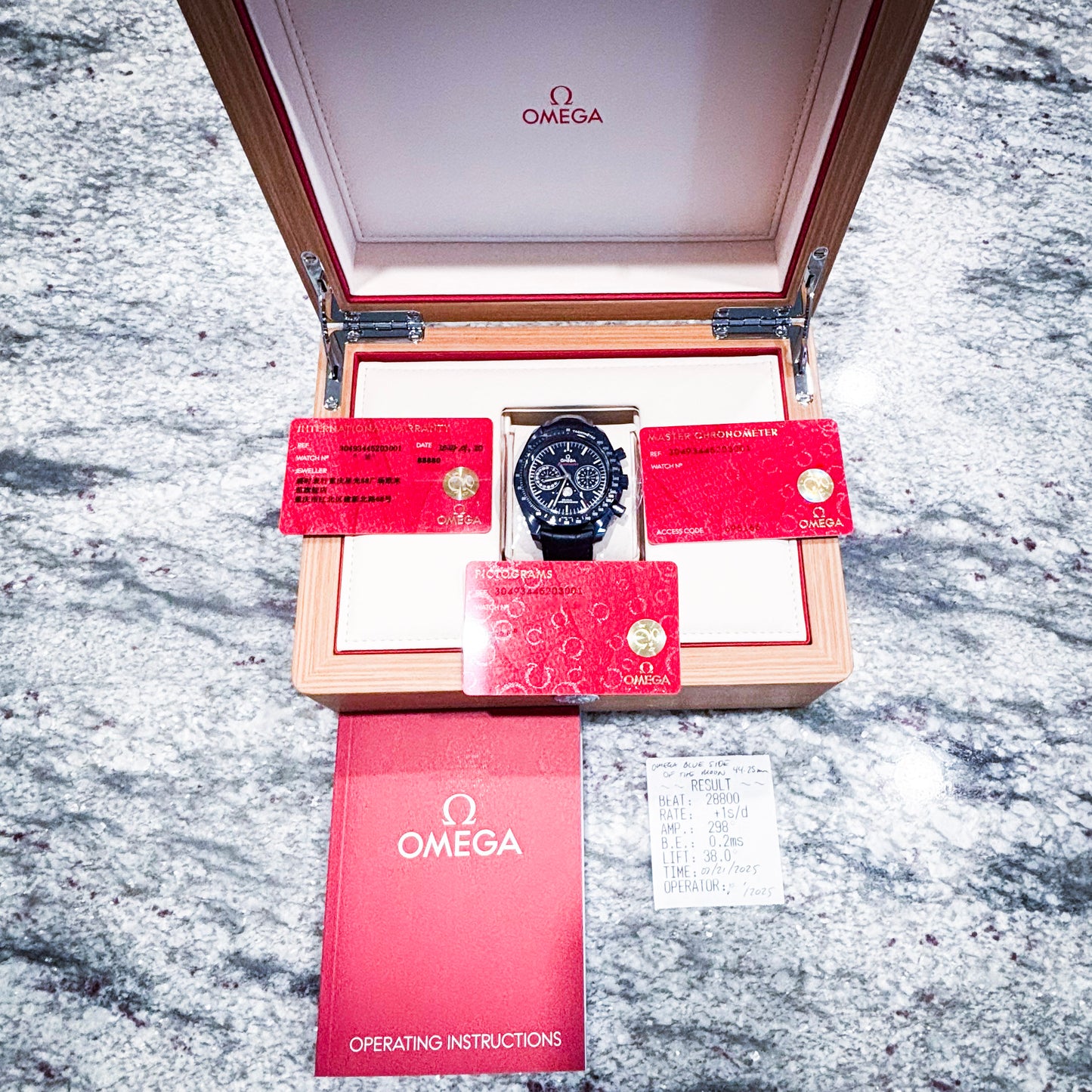 Omega Speedmaster Moonwatch "Blue Side of the Moon" - Ref # 304.93.44.52.03.001