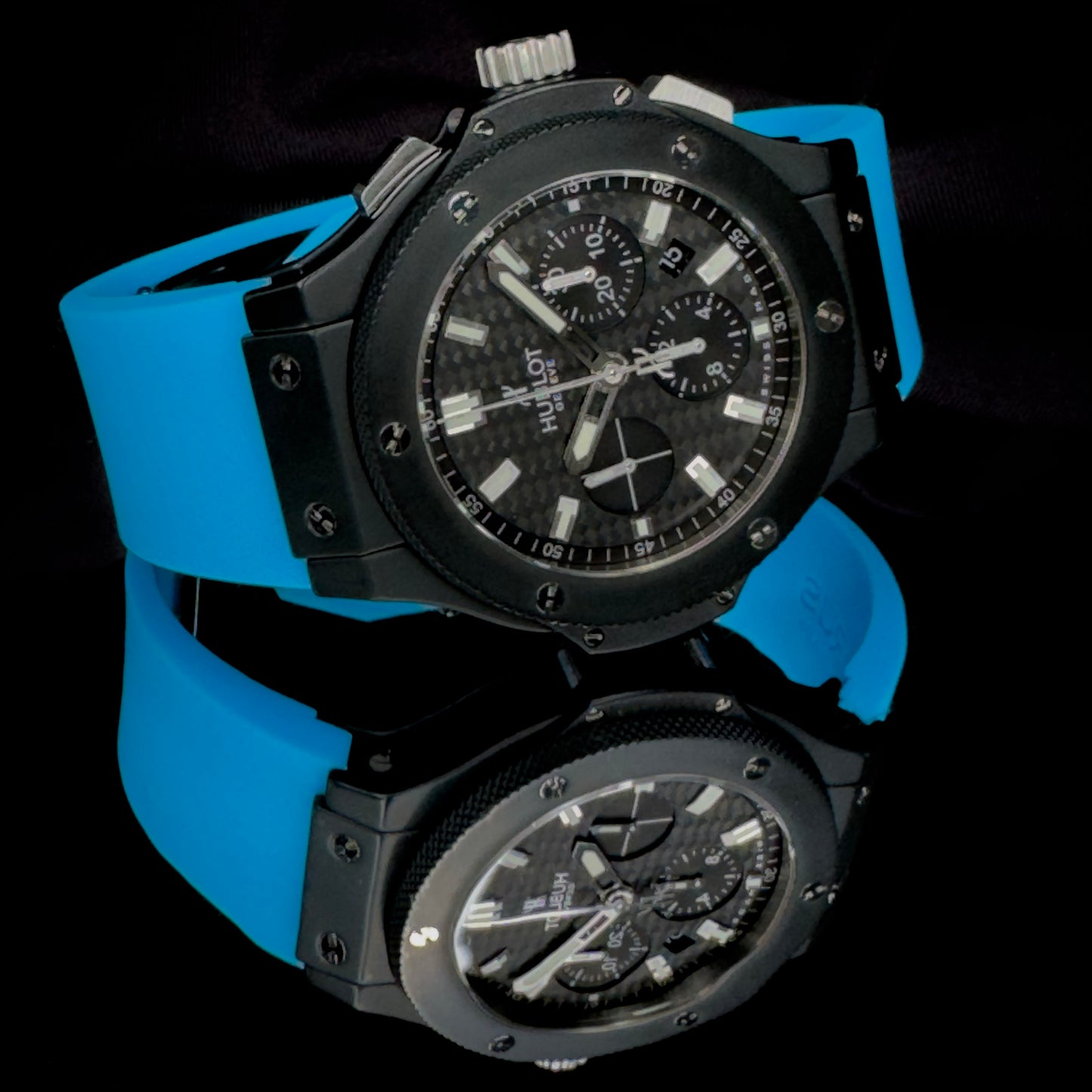 Hublot Big Bang Black Ceramic 44mm with Carbon Fiber Dial – Ref. 301.CI.1770.RX