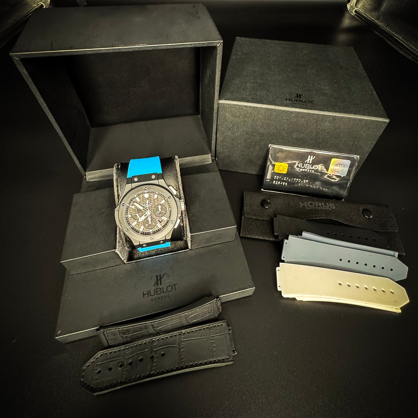 Hublot Big Bang Black Ceramic 44mm with Carbon Fiber Dial – Ref. 301.CI.1770.RX