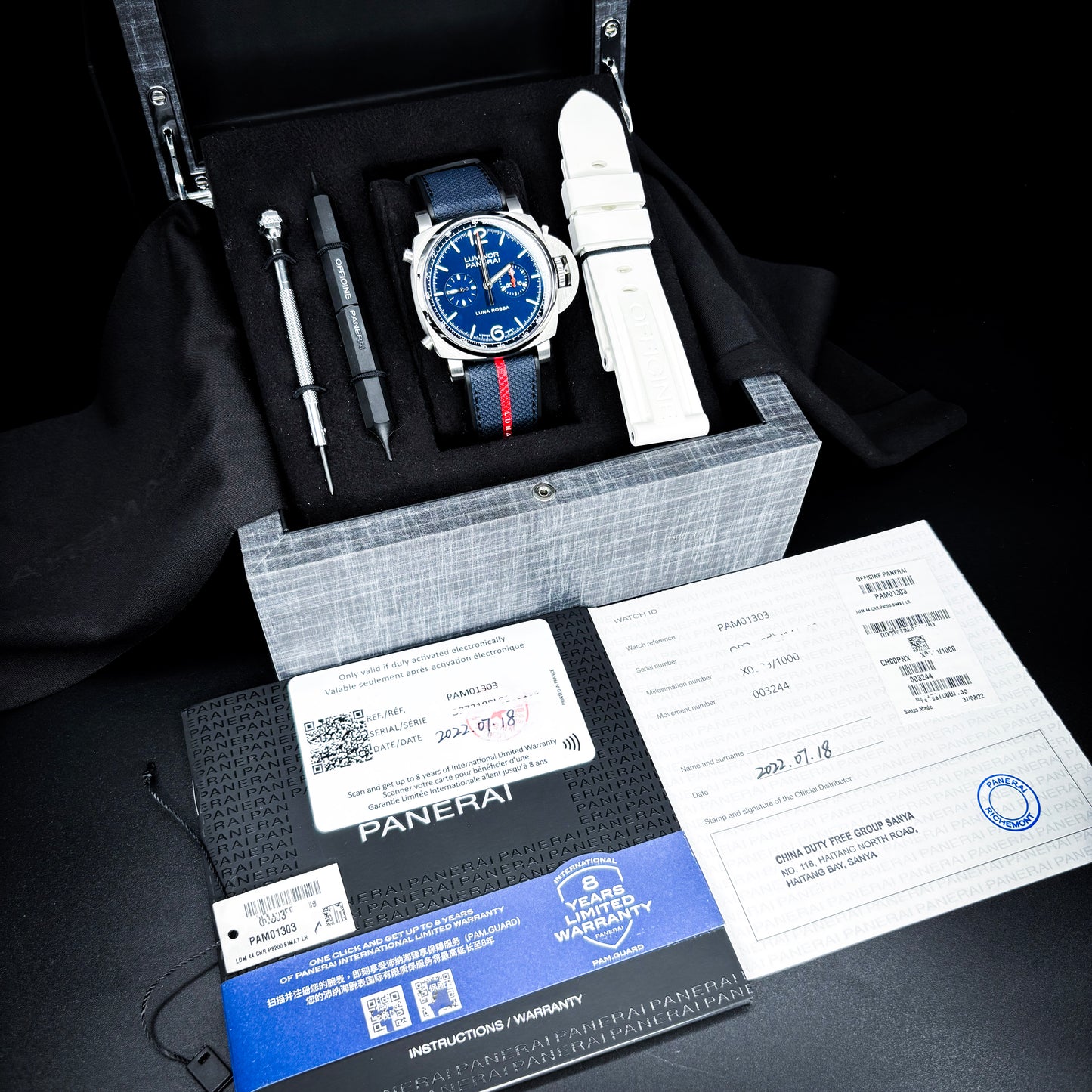 Panerai Luna Rossa 44mm - Ref # PAM01303