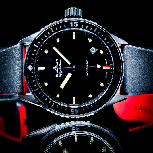 Blancpain Fifty Fathoms Bathyscaphe Black Ceramic - Ref # 5000-0130-B52A