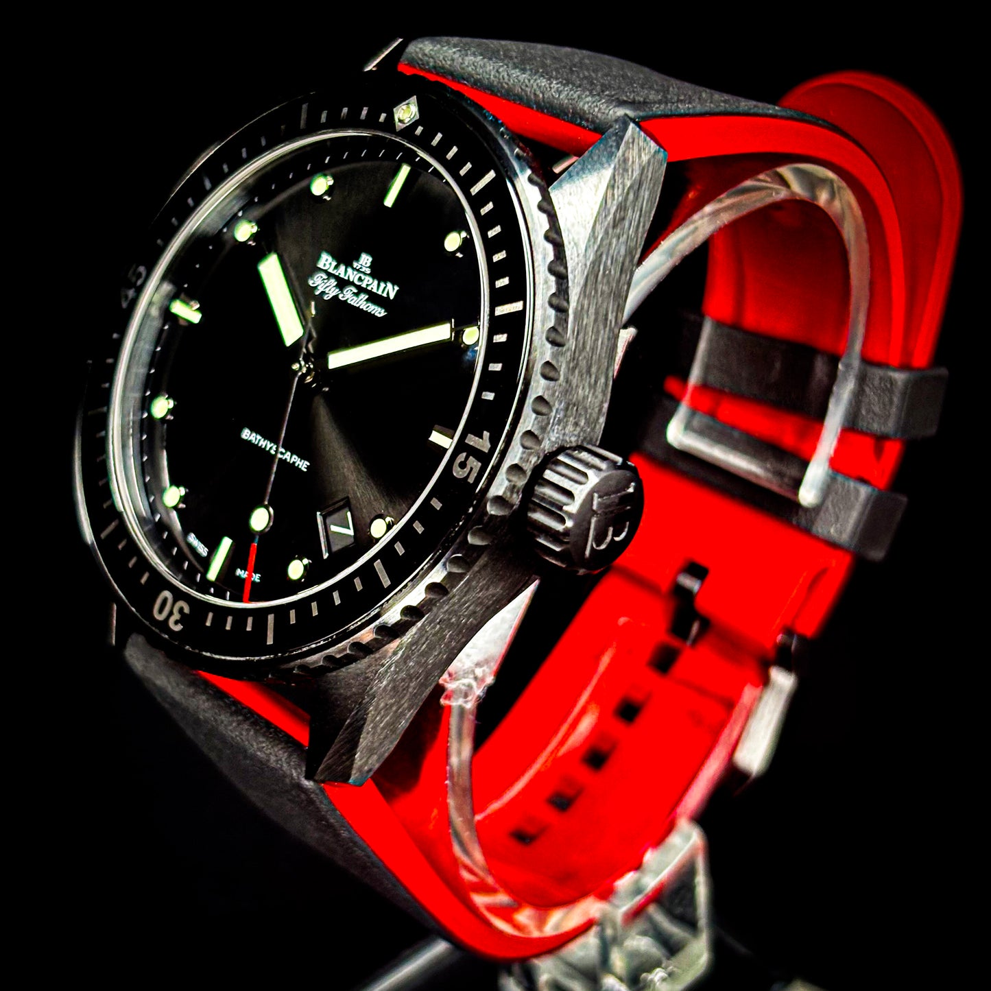 Blancpain Fifty Fathoms Bathyscaphe Black Ceramic - Ref # 5000-0130-B52A