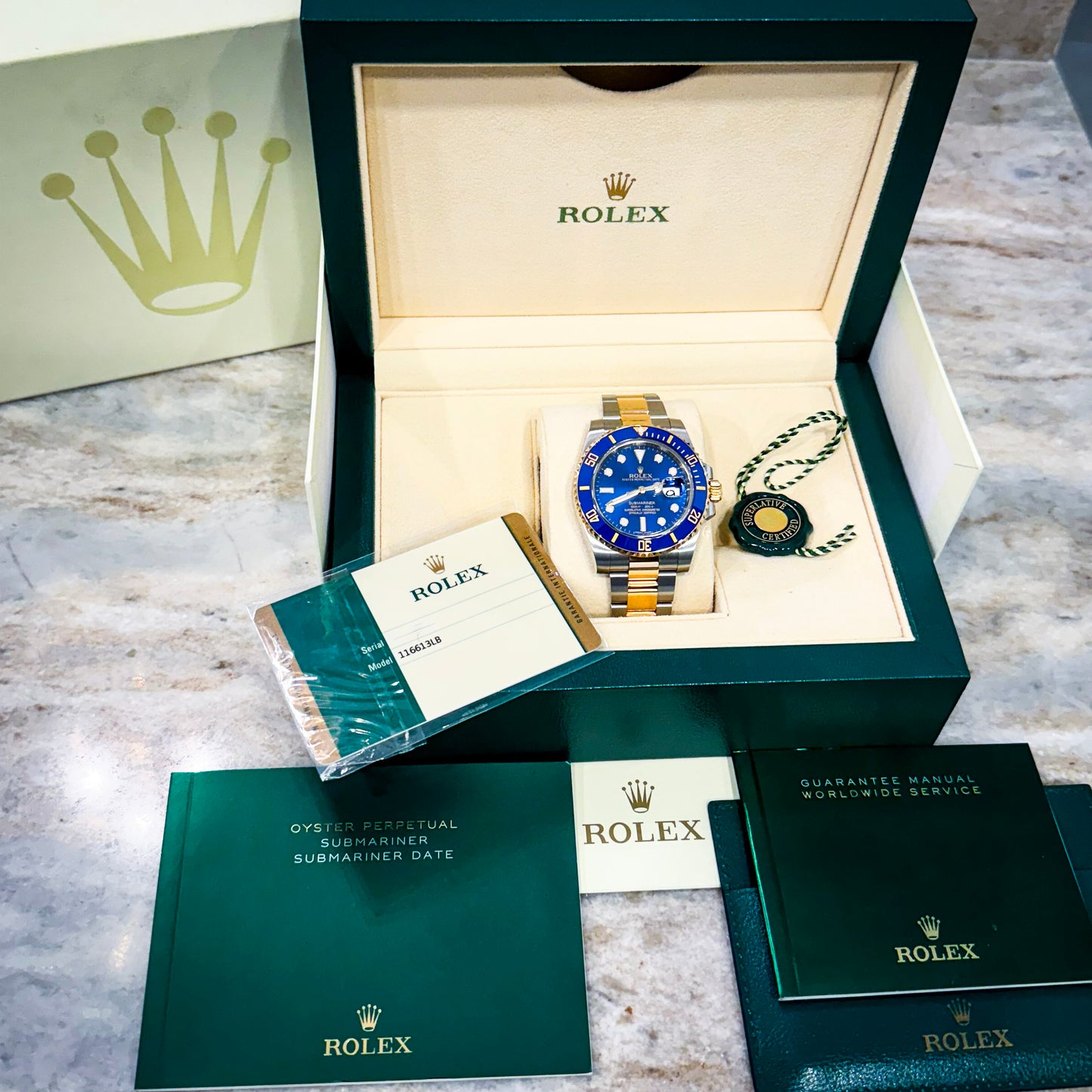 Rolex Submariner "Bluesy" - Ref # 126613LB