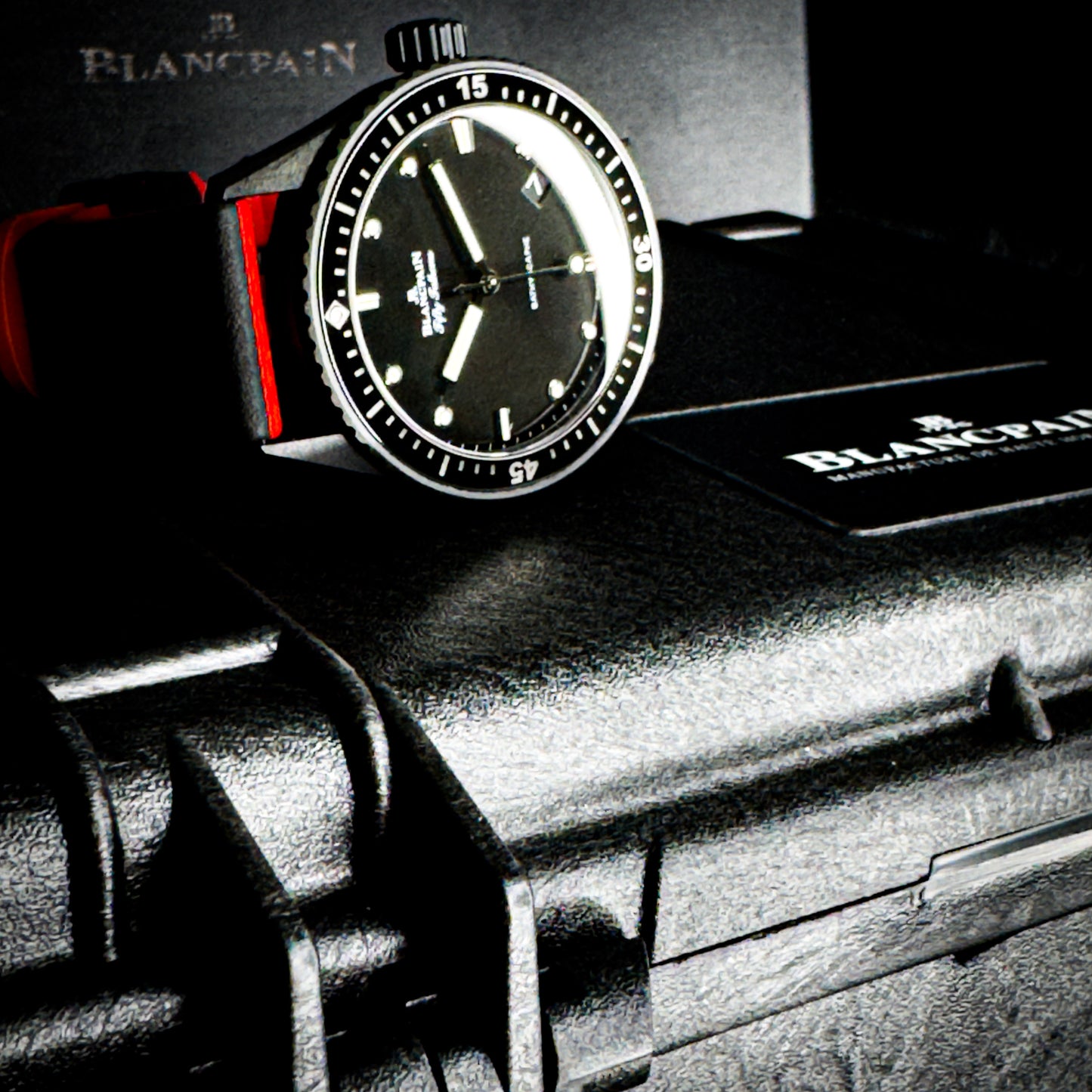 Blancpain Fifty Fathoms Bathyscaphe Black Ceramic - Ref # 5000-0130-B52A