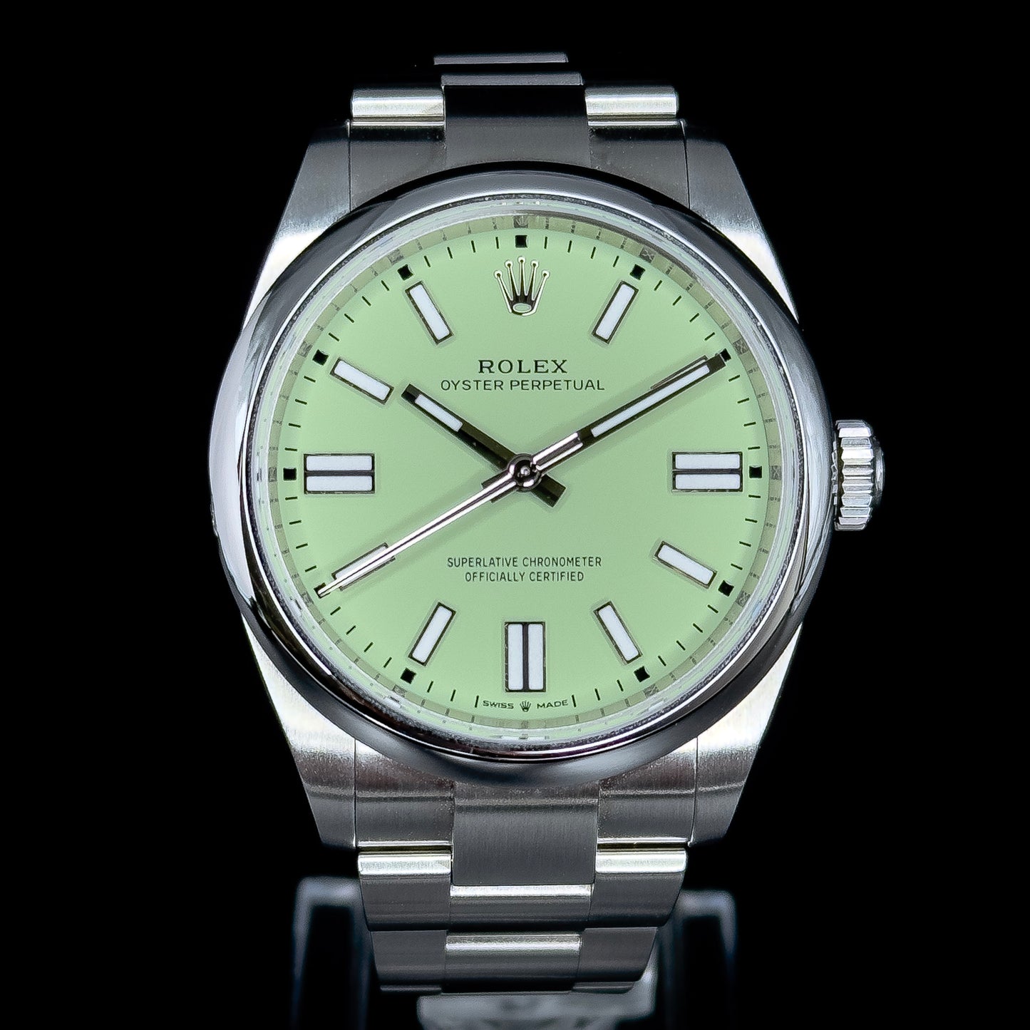 Rolex Oyster Perpetual 41mm Pistachio Dial New/Unworn - Ref # 134300