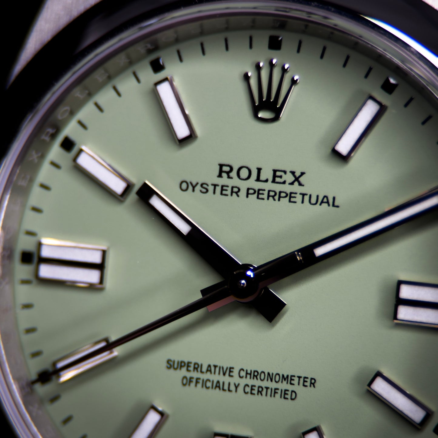 Rolex Oyster Perpetual 41mm Pistachio Dial New/Unworn - Ref # 134300