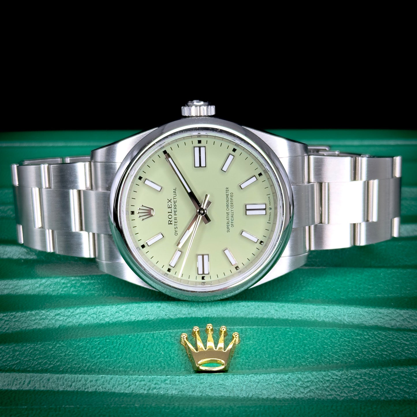 Rolex Oyster Perpetual 41mm Pistachio Dial New/Unworn - Ref # 134300