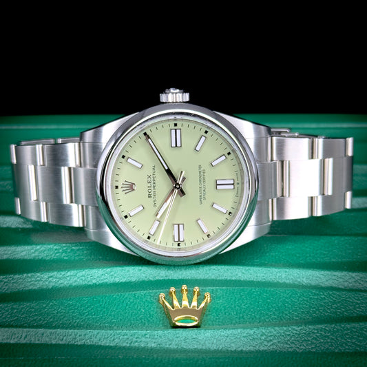Rolex Oyster Perpetual 41mm Pistachio Dial New/Unworn - Ref # 134300