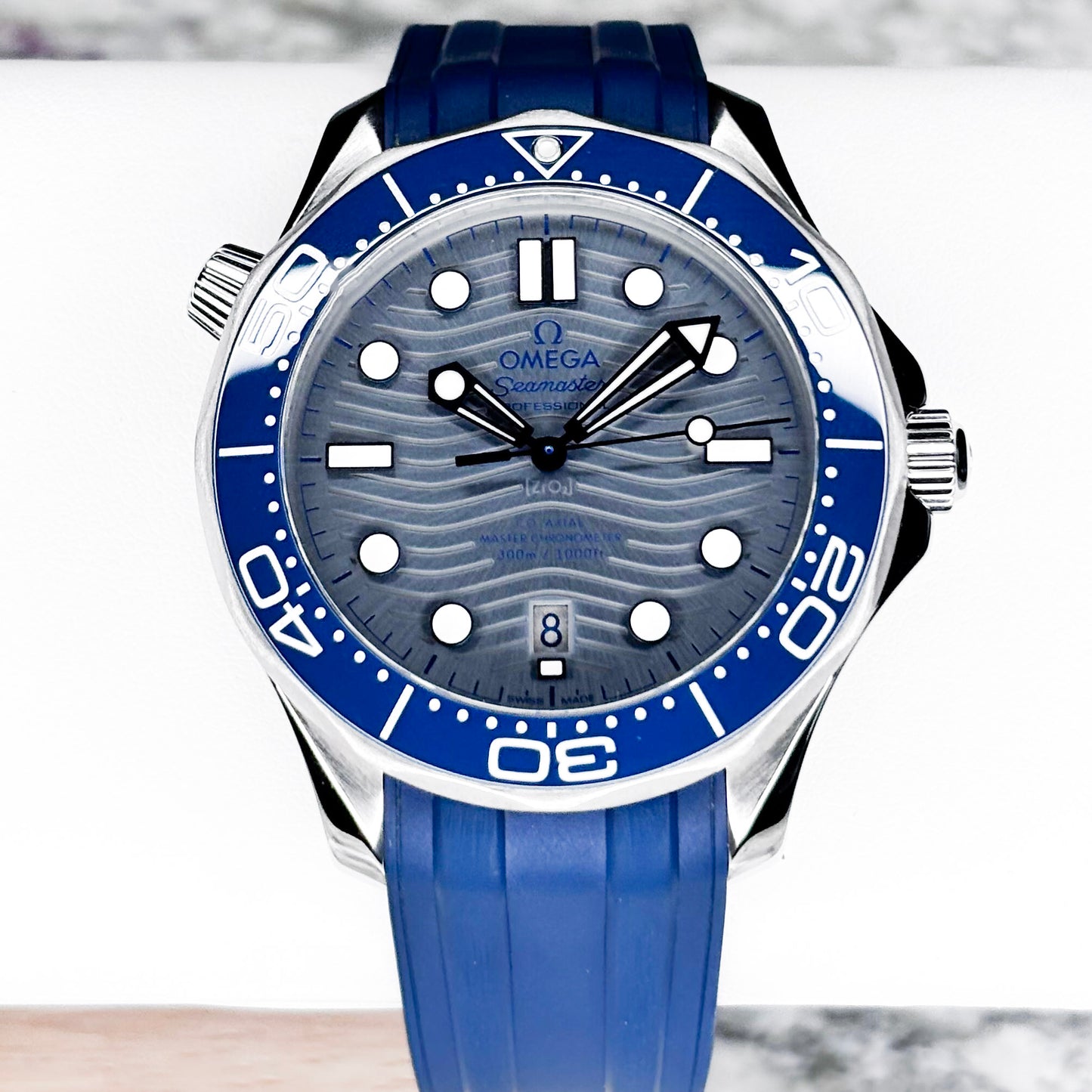 Omega Seamaster 300M Diver Gray Wave Dial Ref # 210.32.42.20.06.001