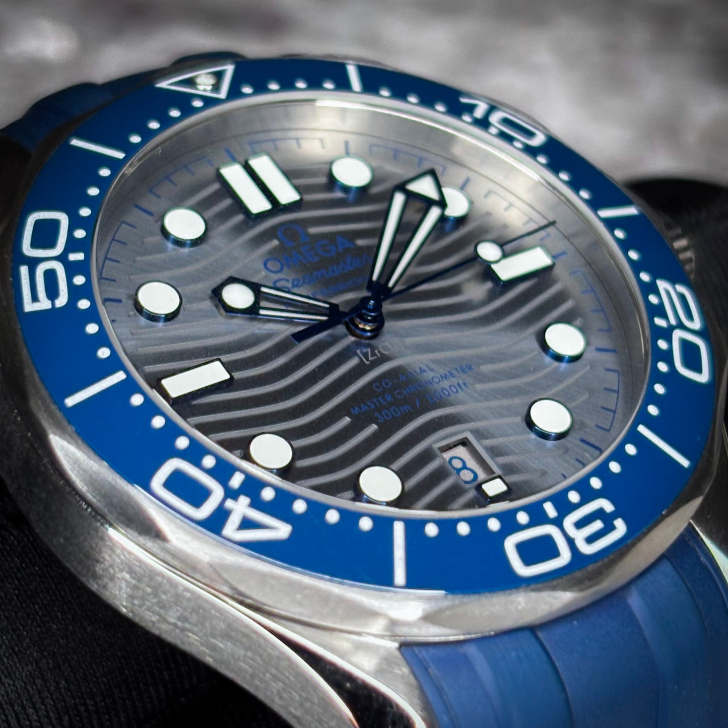 Omega Seamaster 300M Diver Gray Wave Dial Ref # 210.32.42.20.06.001