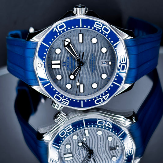 Omega Seamaster 300M Diver Gray Wave Dial Ref # 210.32.42.20.06.001