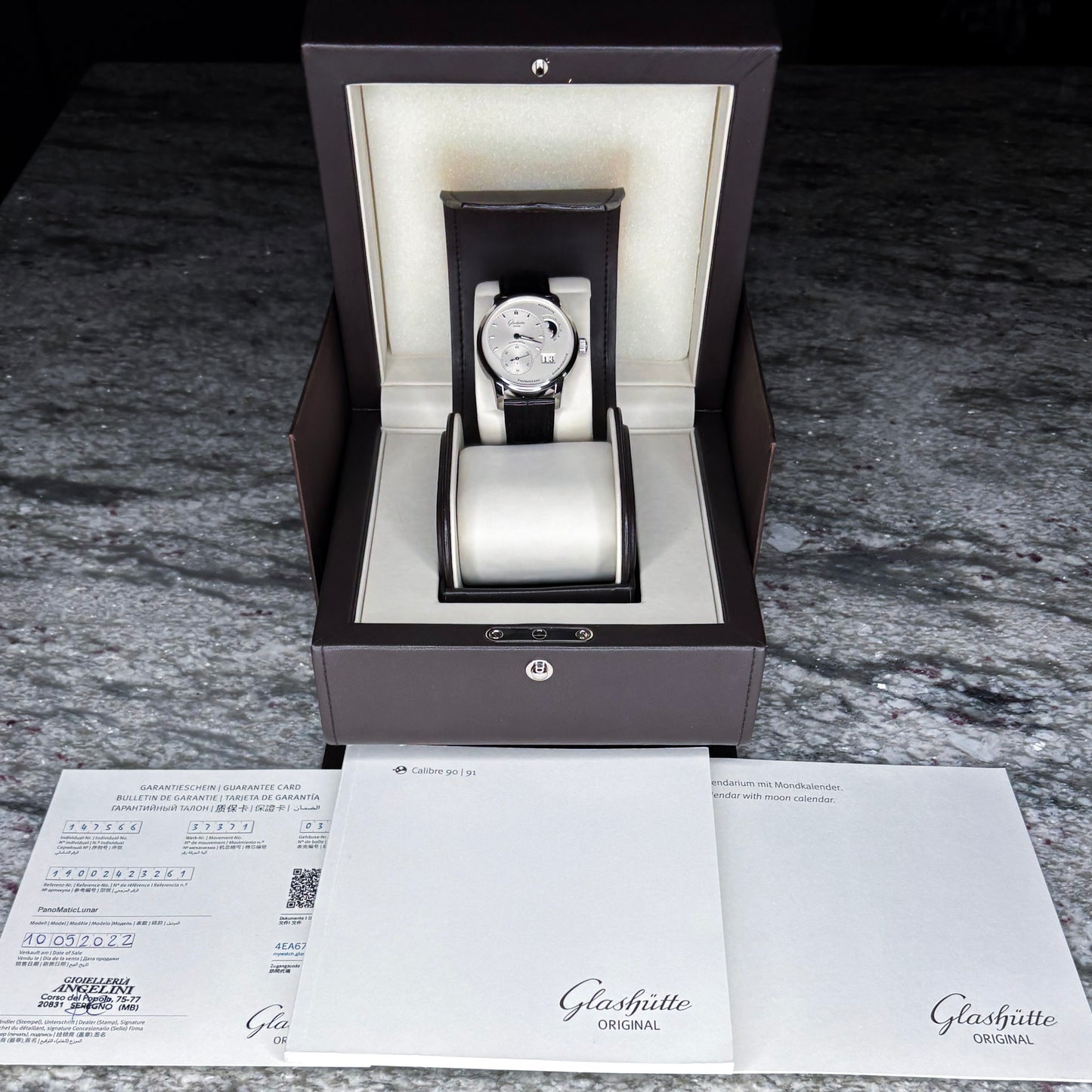 Glashütte Original PanoMaticLunar Moonphase Ref # 1-90-02-42-32-61
