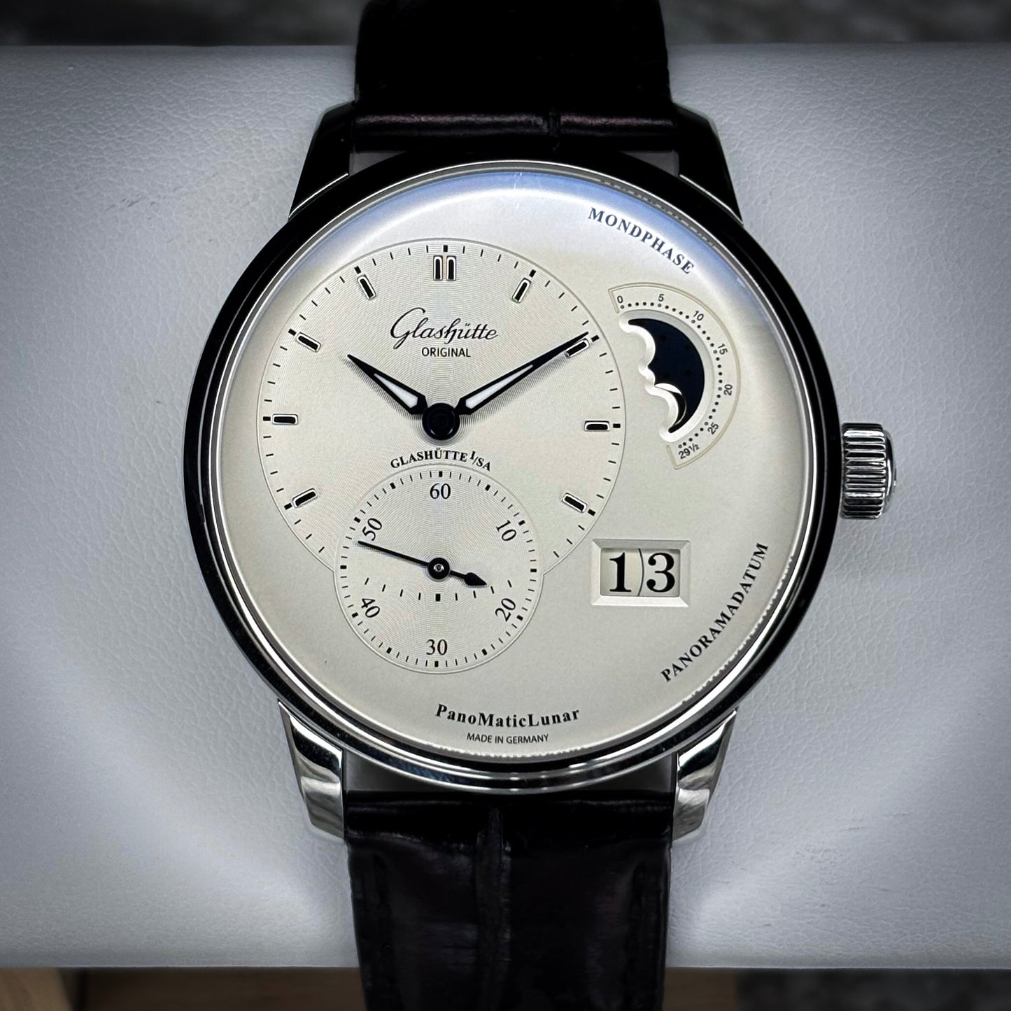 Glashütte Original PanoMaticLunar Moonphase Ref # 1-90-02-42-32-61