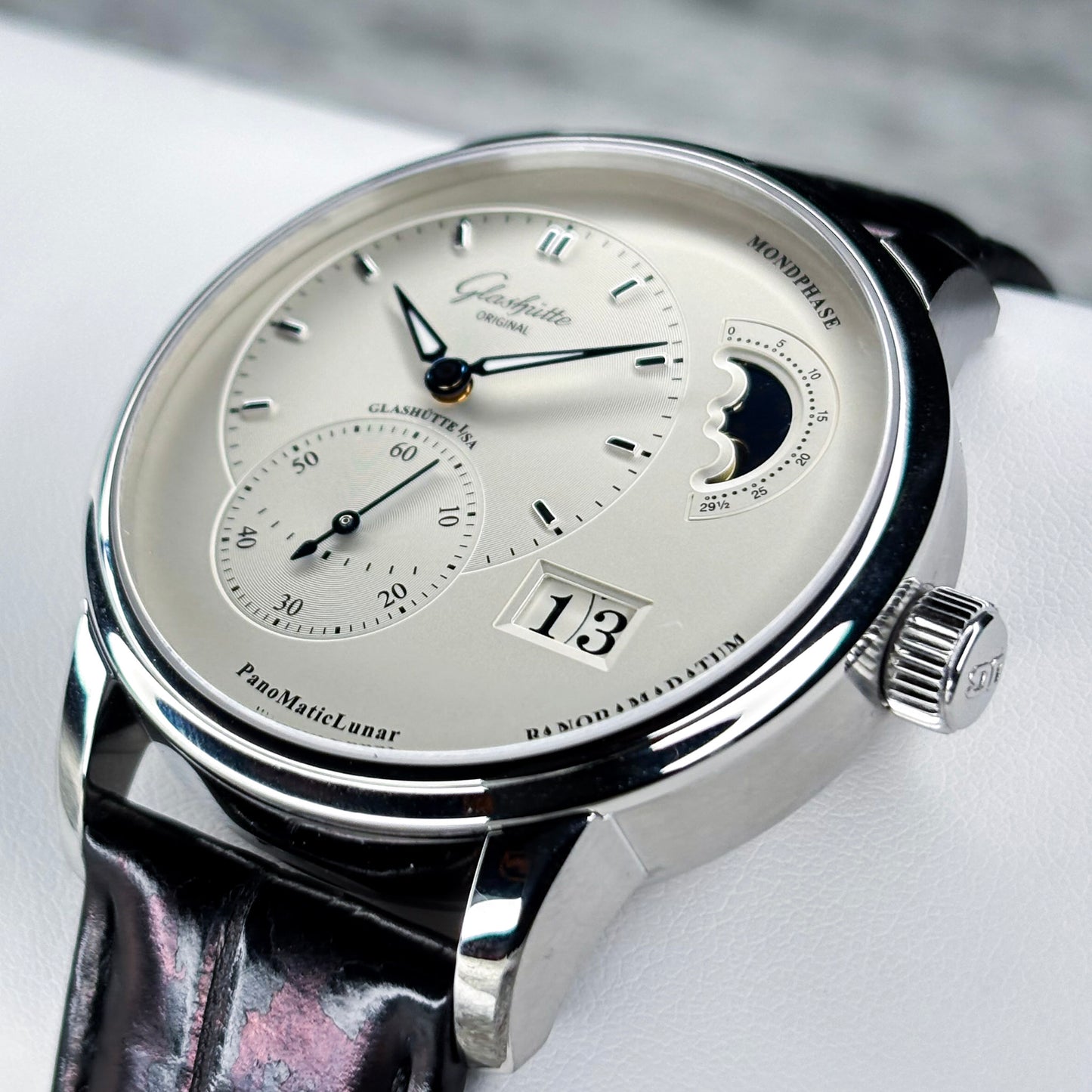 Glashütte Original PanoMaticLunar Moonphase Ref # 1-90-02-42-32-61
