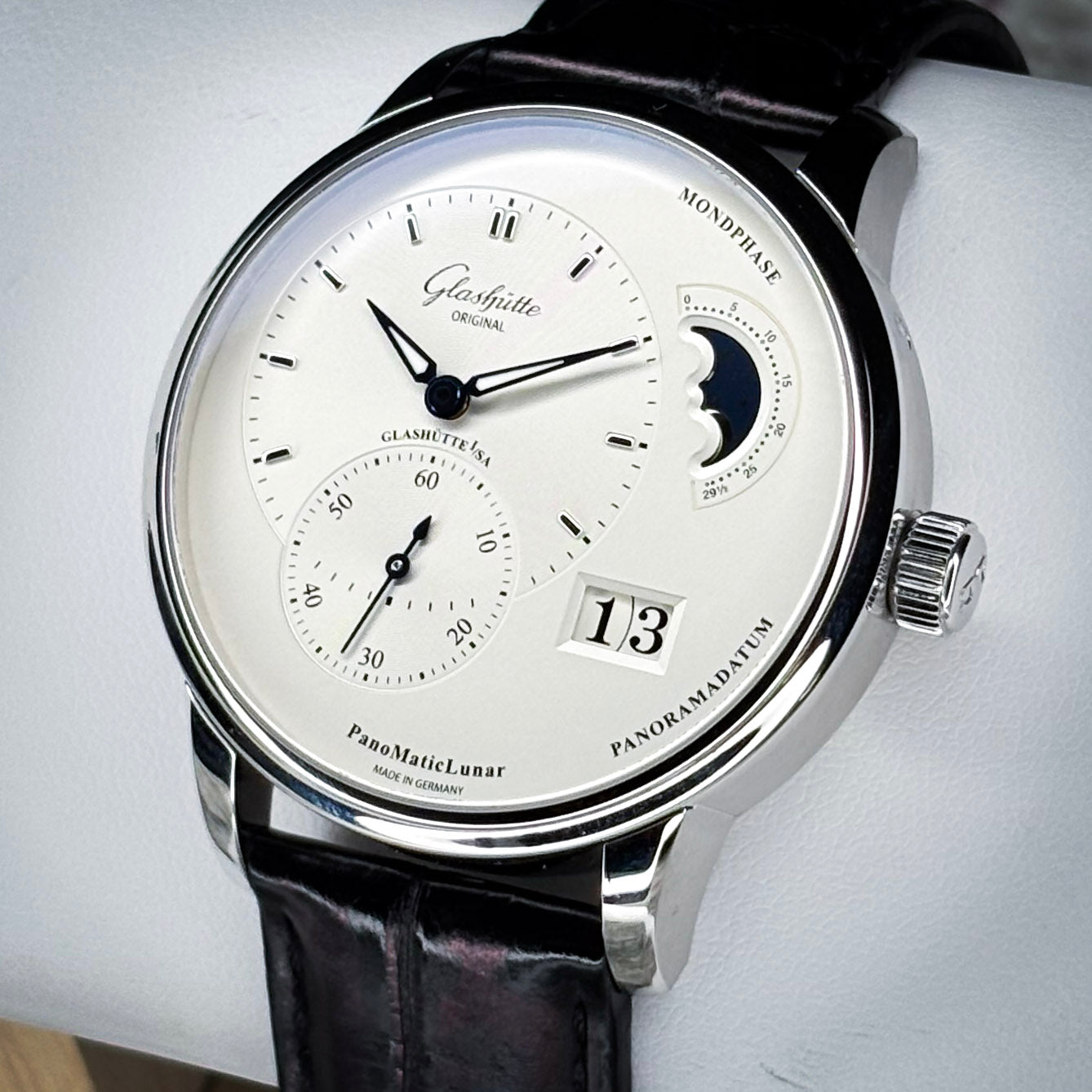 Glashütte Original PanoMaticLunar Moonphase Ref # 1-90-02-42-32-61