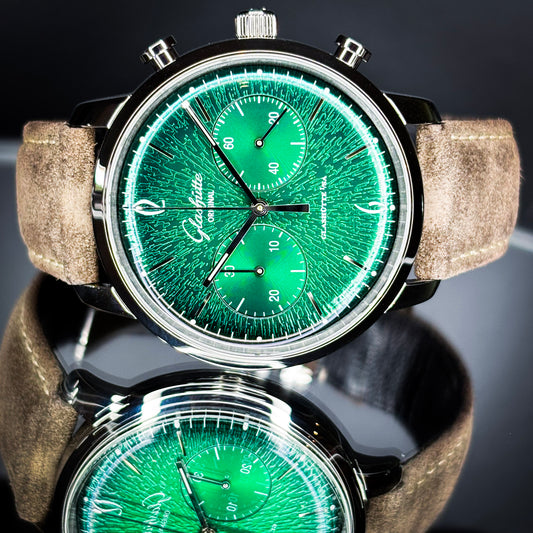 Glashütte Originals Sixties Chronograph Annual Edition Green Dial Ref # 1-39-34-05-22-04